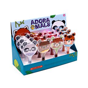 Adoramals Wild Head Shaped Glitter Hair Brush