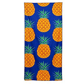 Pineapple Print Microfibre Beach Towel
