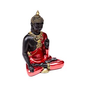 Red, Black & Gold Thai Buddha Meditation