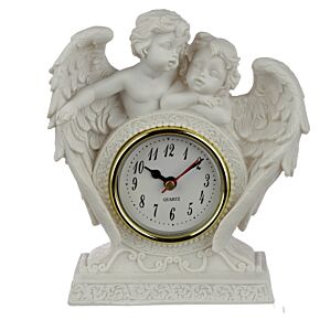 Peace of Heaven Endless Love Cherub Mantle Clock
