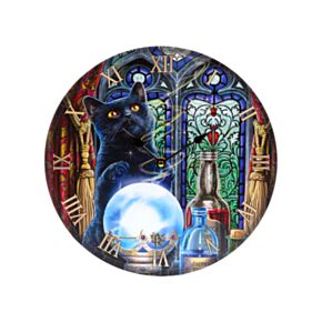 Lisa Parker Witches Apprentice Cats Picture Clock