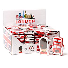 London Icons Compressed Travel Towel