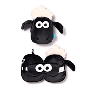 Relaxeazzz Shaun the Sheep Shaped Plush Travel Pillow & Eye Mask