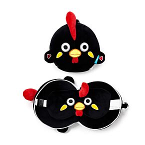 Relaxeazzz Galo De Barcelos Travel Pillow & Eye Mask