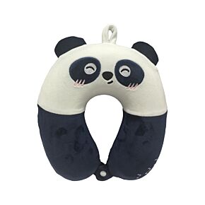 Relaxeazzz Adoramals Banjo the Panda Plush Kids Memory Foam Travel Pillow