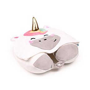 Hoodeazzz Adoracorns Astra the Unicorn Plush Memory Foam Travel Pillow & Hood Hoodeazzz Adoracorns Astra the Unicorn Plush Memory Foam Travel Pillow & Hood