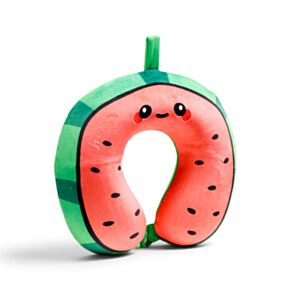 Relaxeazzz Foodiemals Lana the Watermelon Plush Memory Foam Travel Pillow