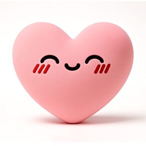 Squidglys J'Adoramals Heart Pink Plush Toy