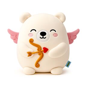Squidglys J'Adoramals Heart Cupid Polar Bear Plush Toy
