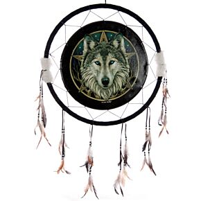 Lisa Parker Wolf Head Dreamcatcher 60cm