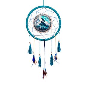 Spirit of the Wolf Pack Dreamcatcher 33cm