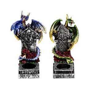 Dark Legends Guardian of the Dead Dragon Tea Light Candleholder