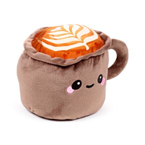 Foodiemals Cappuccino Plush Door Stop