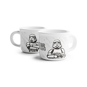 The Original Stormtrooper Set of 2 Porcelain Espresso Cups