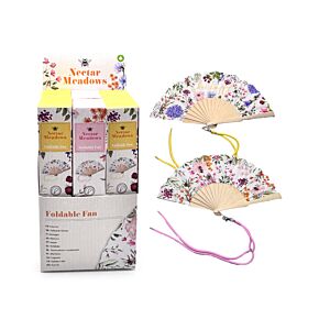 Nectar Meadows Folding Hand Fan Nectar Meadows Folding Hand Fan
