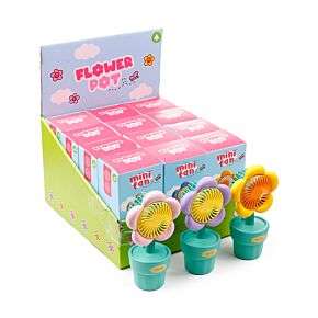 Flower Pot Mini Fan Rechargeable USB