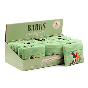 Foldable Reusable Shopping Bag Barks Dog
