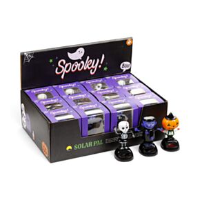 Spooky Frankenstein, Skeleton & Pumpkin Head Solar Pal