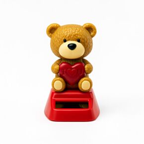 Amore Heart I Heart U Bear Solar Pal