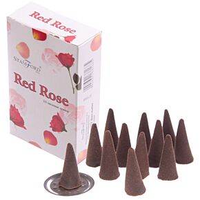 37168 Stamford Incense Cones Red Rose