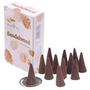 37164 Stamford Incense Cones Sandalwood