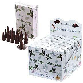37176 Stamford Incense Cones White Sage