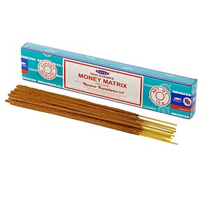 01409 Satya VFM Money Matrix Nag Champa Incense Sticks