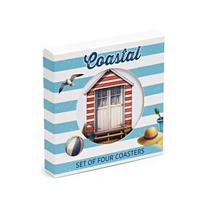 Coastal Set of 4 Cork Coasters