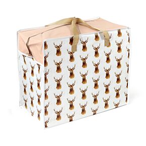 Jan Pashley Stag Zip Up Laundry Storage Bag
