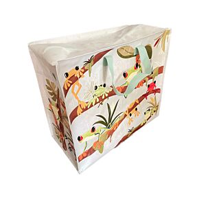 Tropical Frogs Zip Up Laundry Storage Bag
