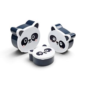 Adoramals Panda Shaped Lunch Box Set of 3