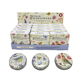 Jan Pashley Wings & Wildflowers Lip Balm in a Tin Jan Pashley Wings & Wildflowers Lip Balm in a Tin