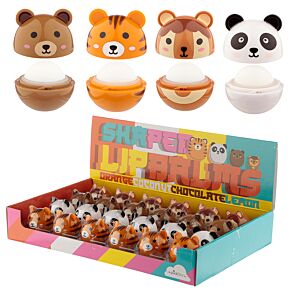 Adoramals Animals Lip Balm in Shaped Holder