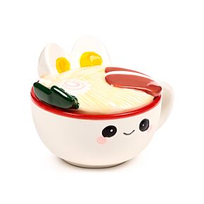 Nori the Ramen Foodiemals Ceramic Lidded Mug