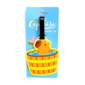 Capybara PVC Luggage Tag