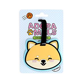 Adoramals Shuggs the Shiba Inu PVC Luggage Tag