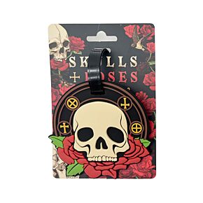 Skulls & Roses PVC Luggage Tag Skulls & Roses PVC Luggage Tag