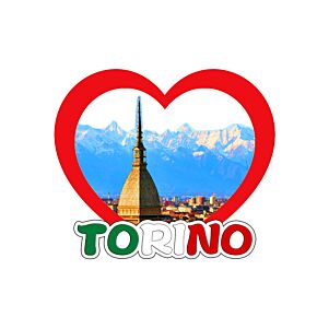 3D Printed Souvenir Magnet Torino Mole