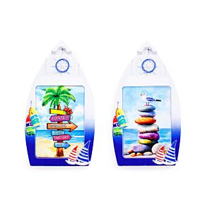 Souvenir Seaside Magnet Boat Shaped Beach Life