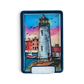 Souvenir Seaside Magnet Lighthouse Sunset