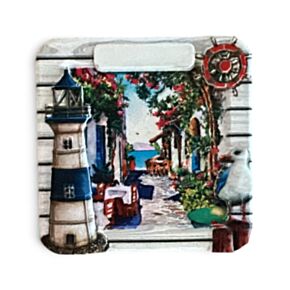 Souvenir Seaside Magnet Nautical Window Lighthouse & Seagull