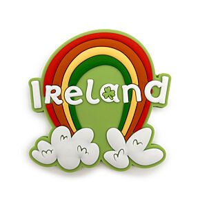 Luck of the Irish Rainbow Ireland Souvenir PVC Magnet