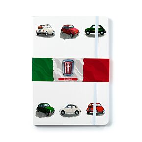 Fiat 500 Retro Recycled Paper Notepad