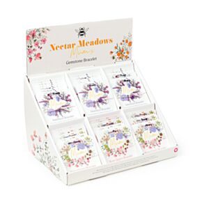 Nectar Meadows Mum Adjustable Shaped Gemstone Bead Bracelet