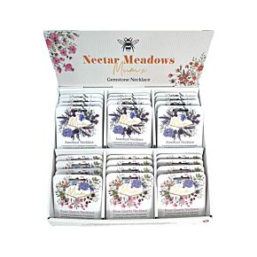 Nectar Meadows Mum Shaped Gemstone Necklace Nectar Meadows Mum Shaped Gemstone Necklace