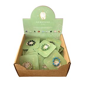 Gemstone Round Beads Beaded Ring