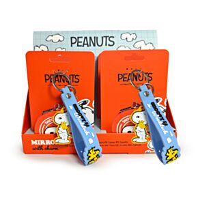 Peanuts Snoopy & Woodstock Compact Mirror Keyring Bag Charm
