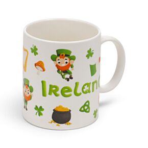 Luck of the Irish Ireland Porcelain Mug