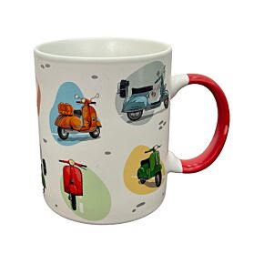 Scooter Porcelain Mug