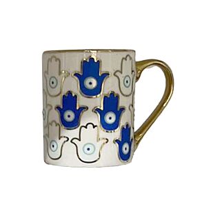 Evil Eye Hand Porcelain Mug Evil Eye Hand Porcelain Mug